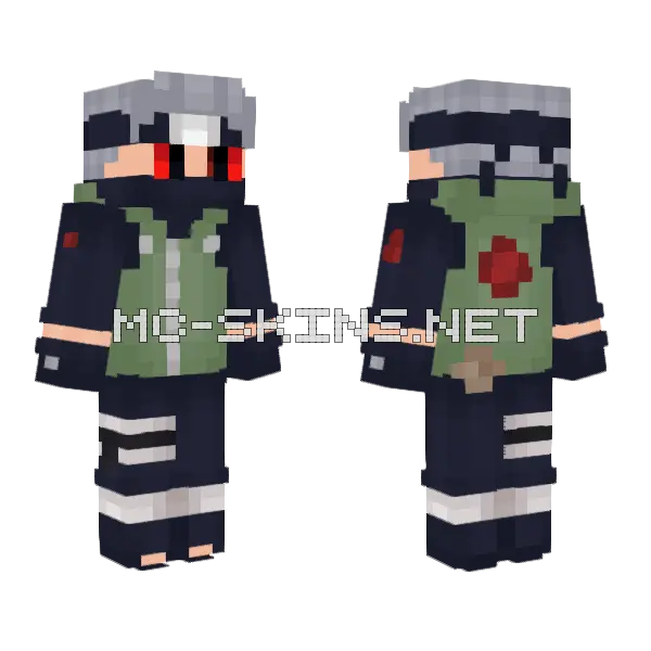 Kakashi Eternale Minecraft skin, front and back