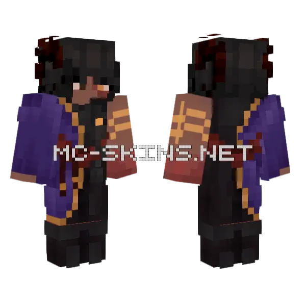 Kalev Minecraft skin, front and back