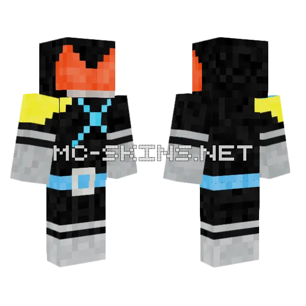 Kamen Rider Skin Minecraft skin, front and back