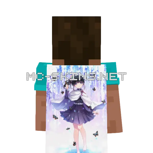 Kanao Tsuyuri School Uniform cape, outside and lining