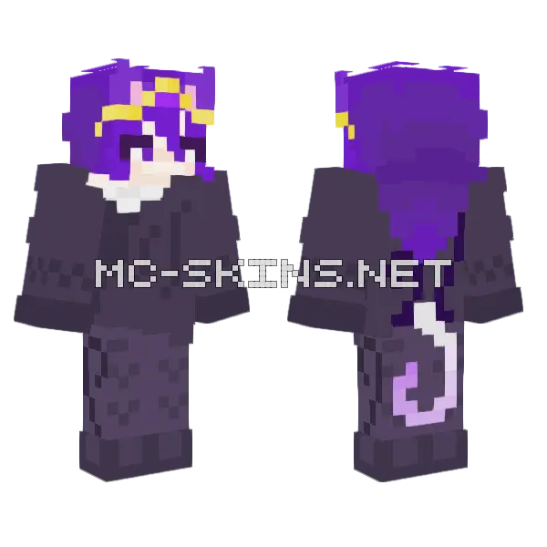Kaori Wewa Wewa Minecraft skin, front and back