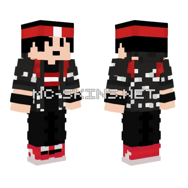 Kapu Nuevo Minecraft skin, front and back
