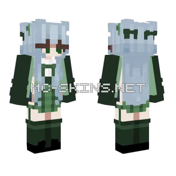 Kara S Waifu Minecraft skin, front and back