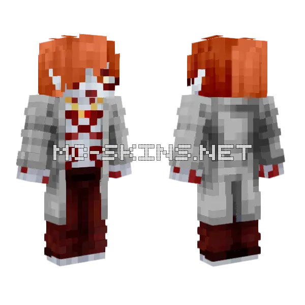 Karasmai Minecraft skin, front and back