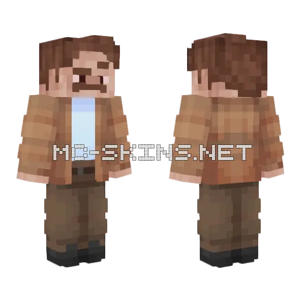Karim Tizi Minecraft skin, front and back