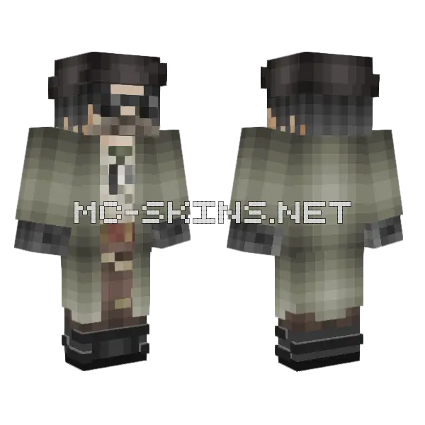 Karl Heisenberg Minecraft skin, front and back