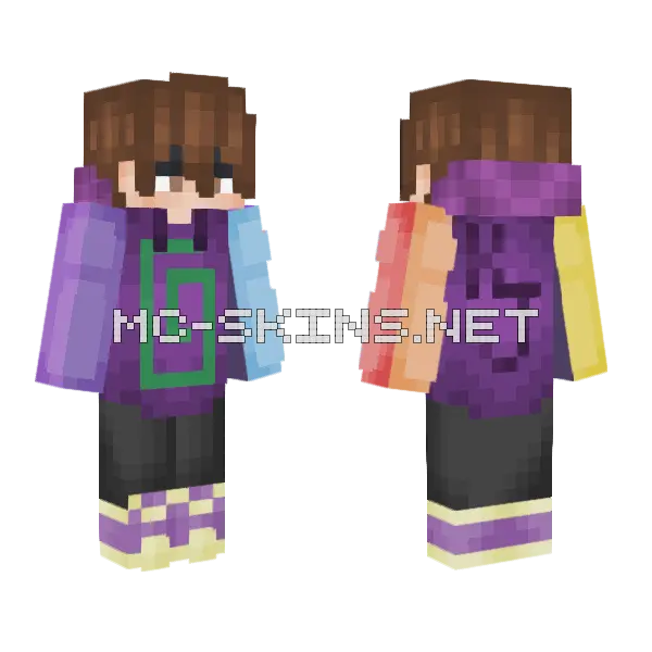 Karl Jacobs Skin Minecraft skin, front and back