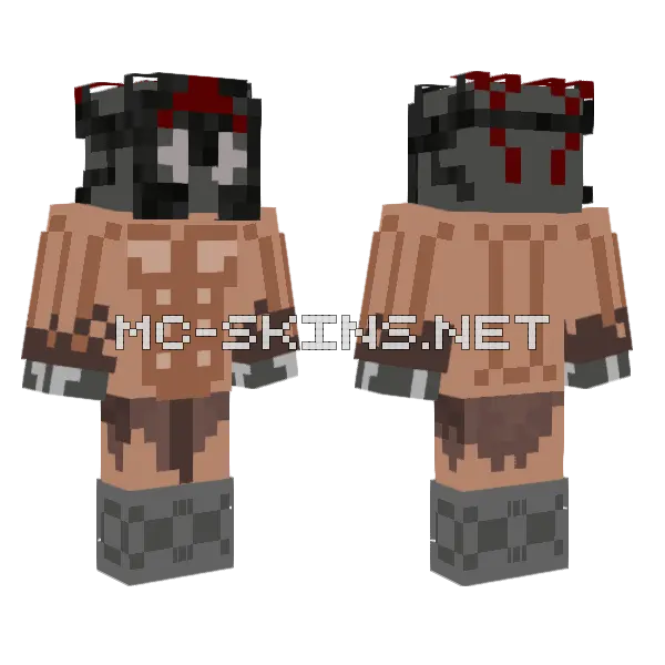 Karstodes Minecraft skin, front and back