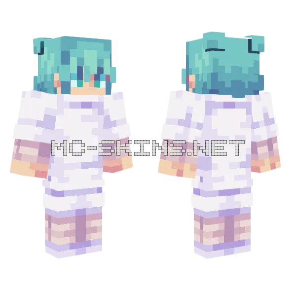 Kashimo Minecraft skin, front and back