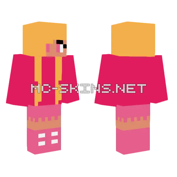 Kassey Minecraft skin, front and back