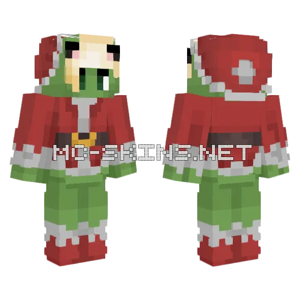 Kathagrinch Christmas Skin Minecraft skin, front and back