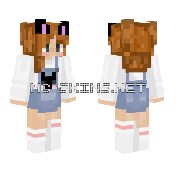 Katherine Elizabeth Skin Edit Minecraft skin, front and back