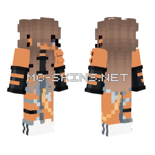 Kathy Minecraft skin, front and back