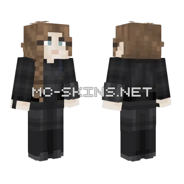 Katniss Everdeen The Mockingjay Minecraft skin, front and back