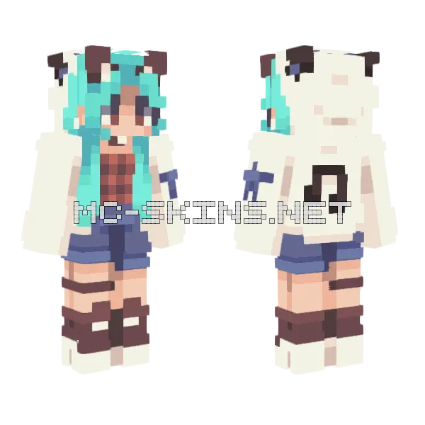 Kats Favourite Things St Minecraft skin, front and back