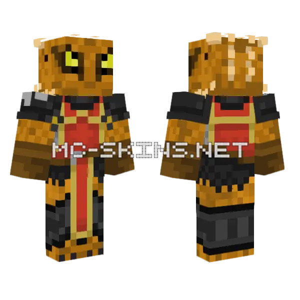 Kava Minecraft skin, front and back