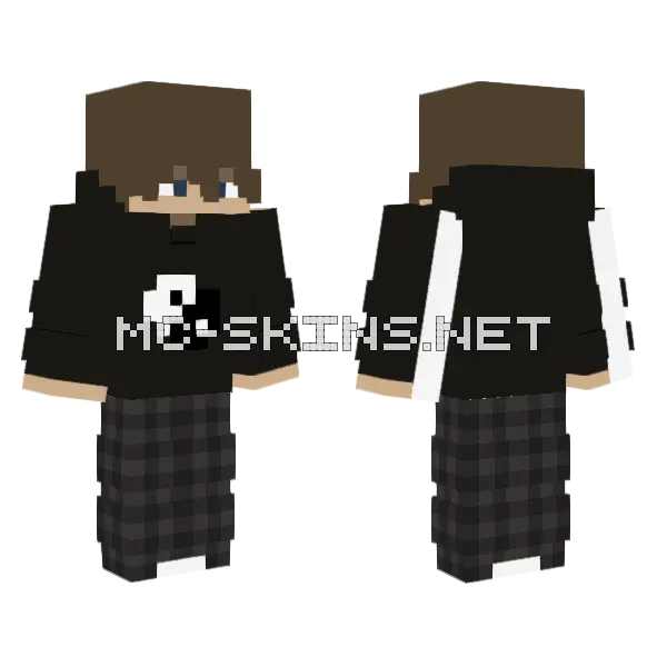 Kaylebplayz Skin Minecraft skin, front and back