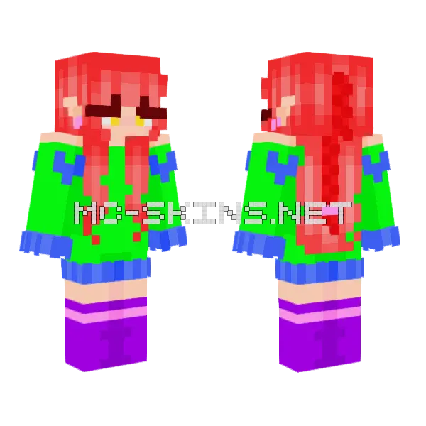 Kaywinnetlee S Recolour Entry D Minecraft skin, front and back