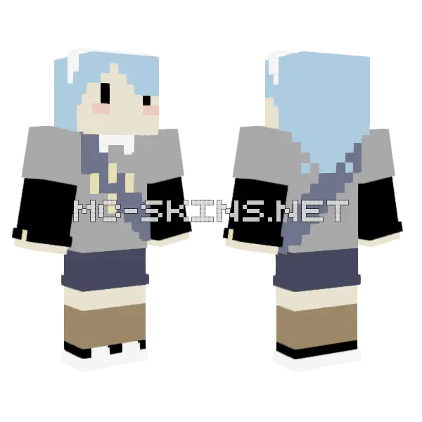 Kazazazazaza Boy Minecraft skin, front and back