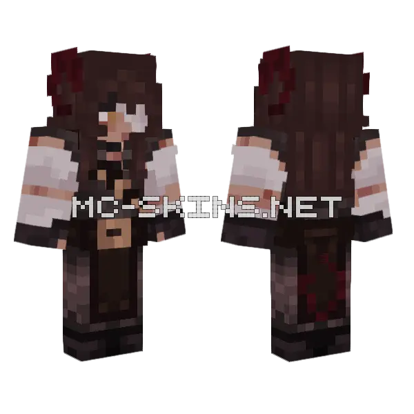 Kazgo Minecraft skin, front and back