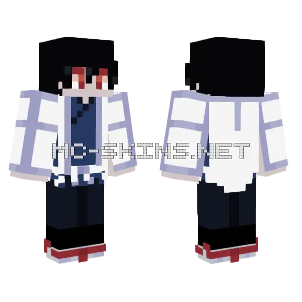 Kazuyuki Minecraft skin, front and back