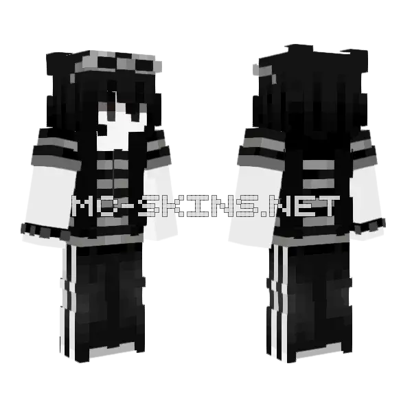 Kd Riina Minecraft skin, front and back