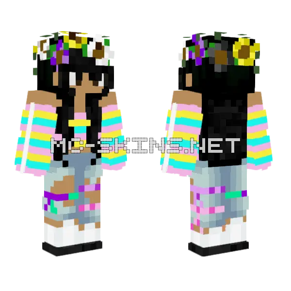 Kealsie Skin Minecraft skin, front and back