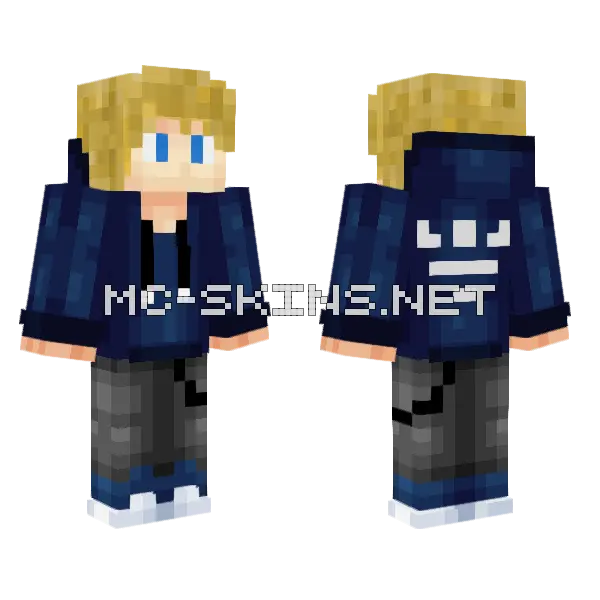 Keani14 Adidas Minecraft skin, front and back
