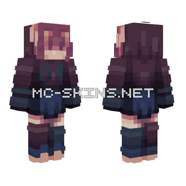 Keep On Falling For Bad Ones Minecraft skin, front and back