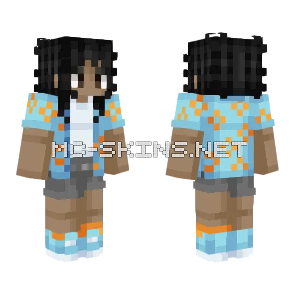 Keep You Minecraft skin, front and back
