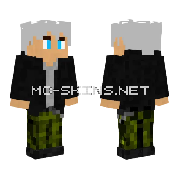 Kees Van Der Spek Journalist Minecraft skin, front and back