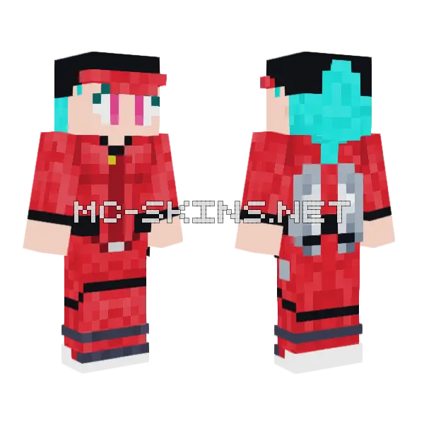 Kei Minecraft skin, front and back