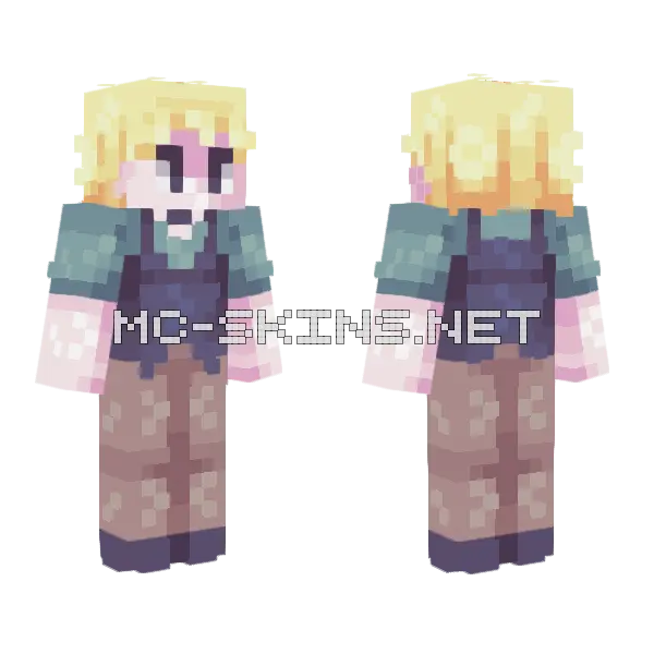 Keiji Shinogi Minecraft skin, front and back