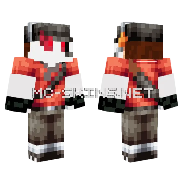Kel Splat Minecraft skin, front and back