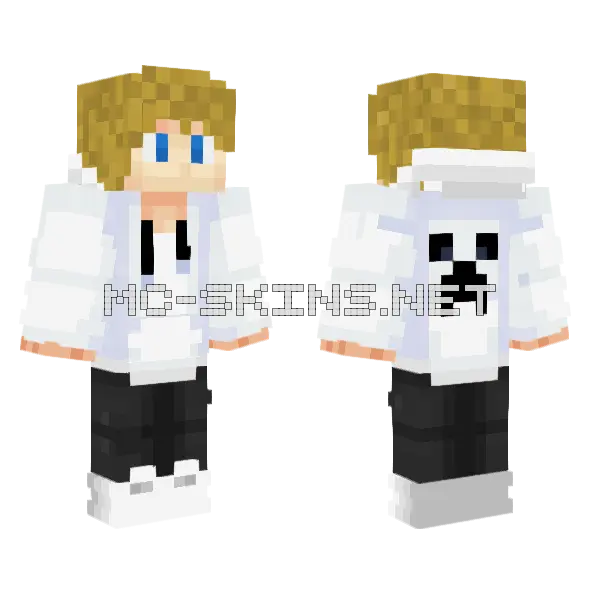 Kenai14 S Skin Darker Hair Minecraft skin, front and back
