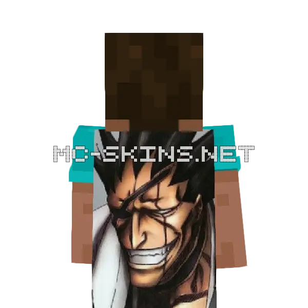 Kenpachi Zaraki cape, outside and lining