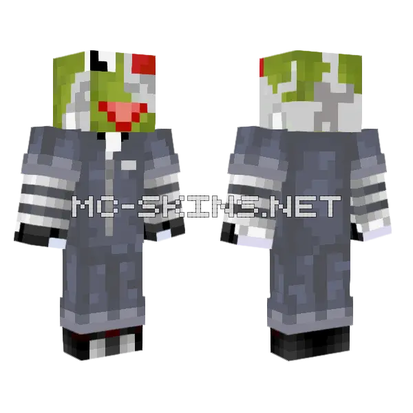Kerborgh Minecraft skin, front and back
