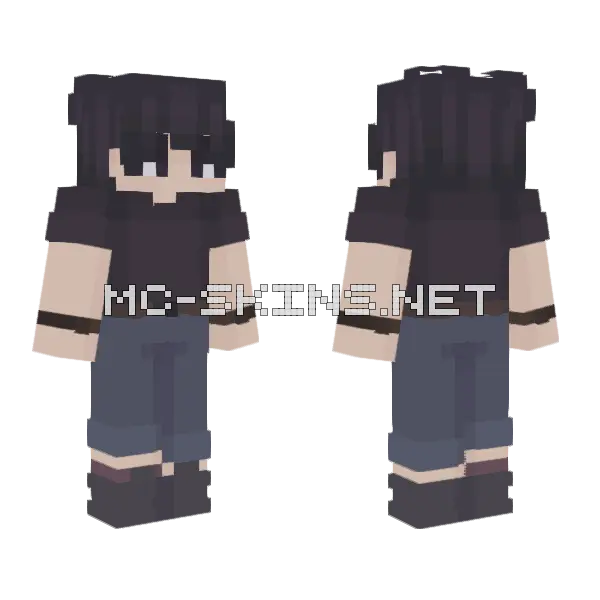 Kerry The Chaldea System Minecraft skin, front and back