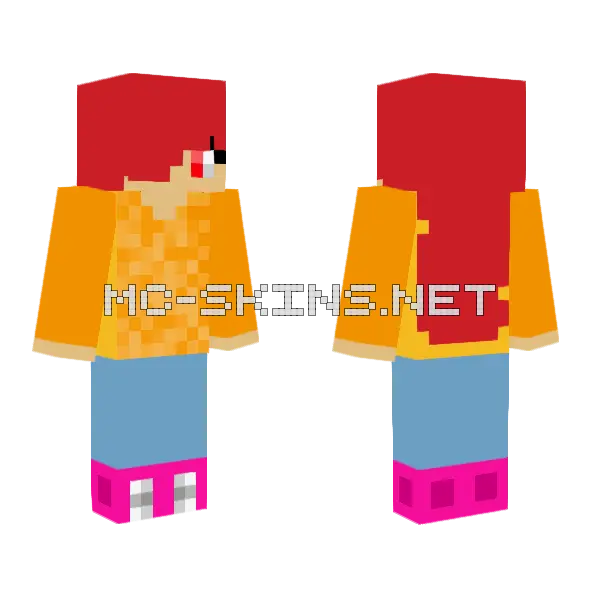 Kestrel Wings of Fire Minecraft skin, front and back