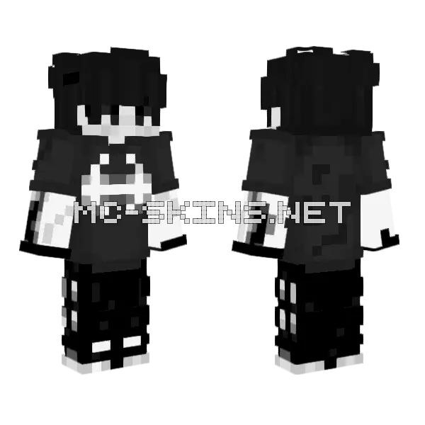 Kets4eki Minecraft skin, front and back