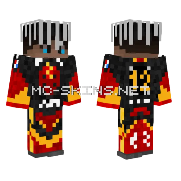 Kevlar Sparty Wroclaw 06 12 Minecraft skin, front and back