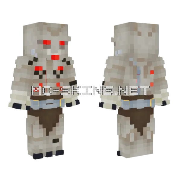 Khem Val Star Wars Old Republic Minecraft skin, front and back