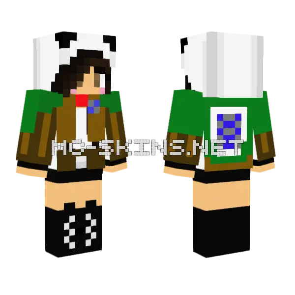 Kiari Carreon Skin Minecraft skin, front and back