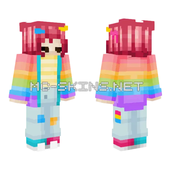 Kidcore Request Minecraft skin, front and back