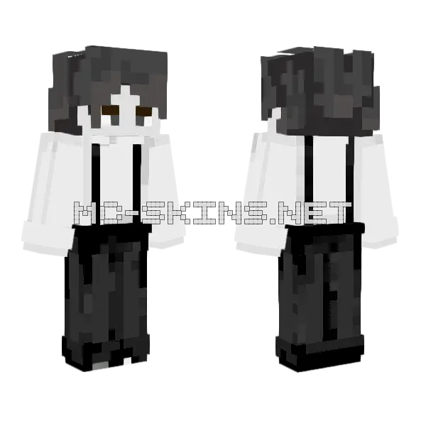 Kido Urzednik Minecraft skin, front and back