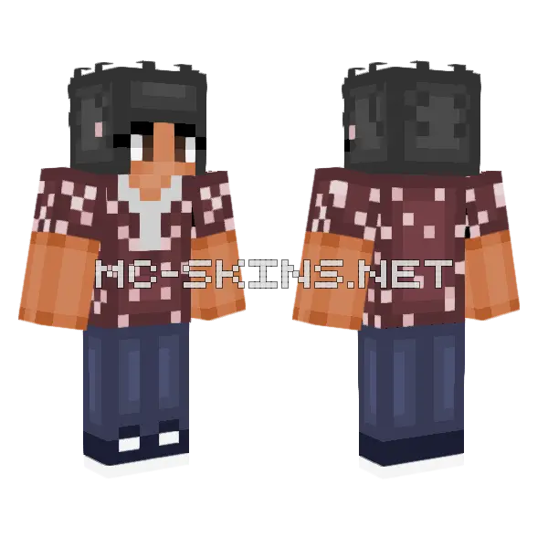 Kielisha Green Minecraft skin, front and back