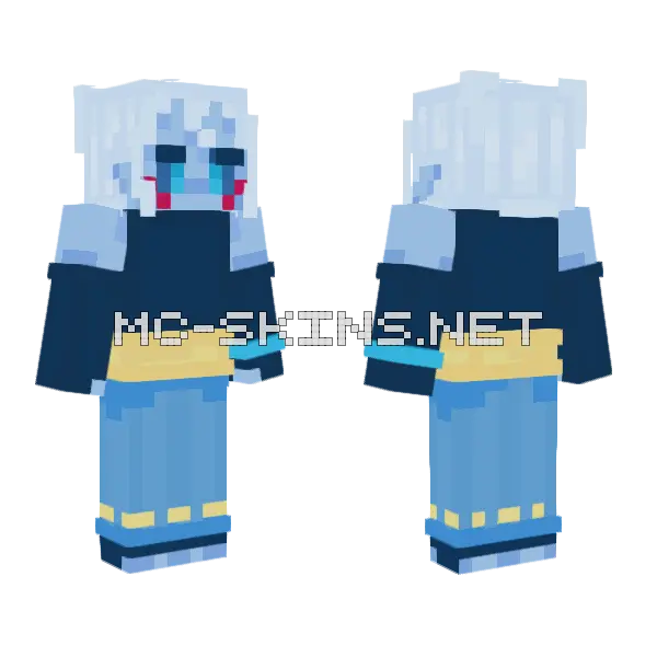Kiko D D Minecraft skin, front and back