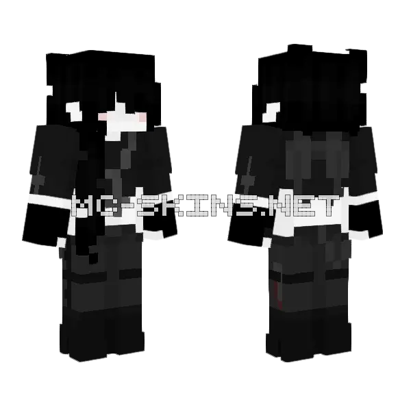 Kill Me With That Love Minecraft skin, front and back