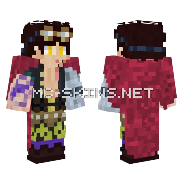 Killian Metallic Minecraft skin, front and back