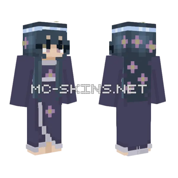 Kimono Ce Minecraft skin, front and back